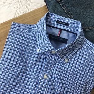 Tommy Hilfiger Slim Fit Non Iron Check Button-down